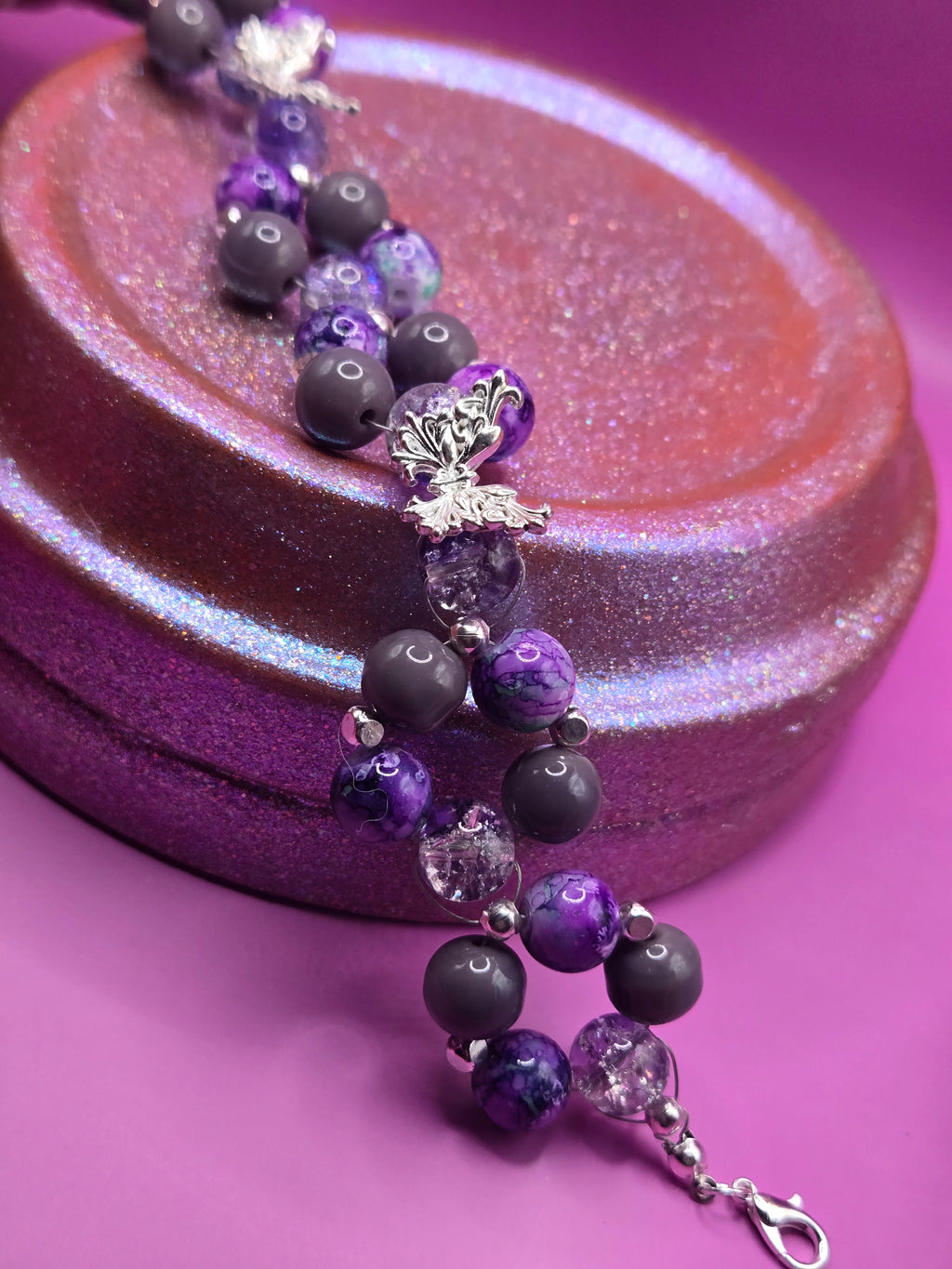 Fancy Style Metal Beaded Bracelets